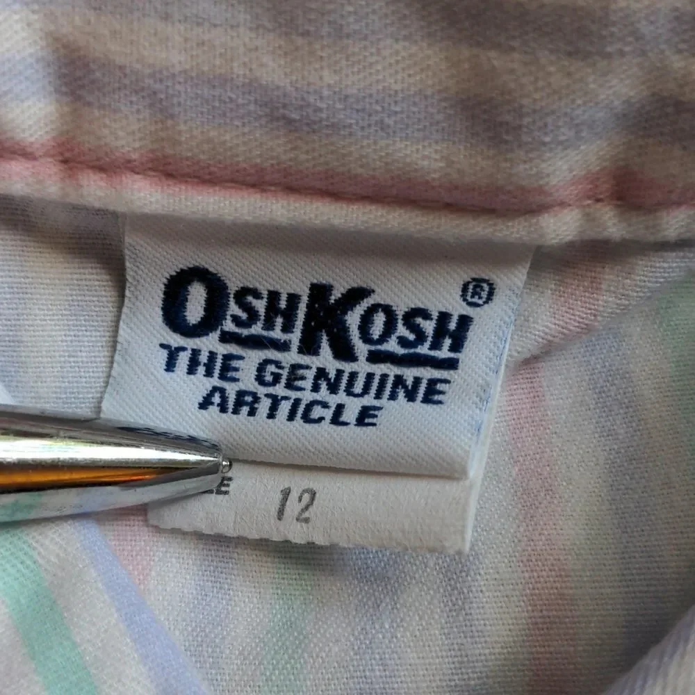Oshkosh B'gosh vintage striped top size 12‎